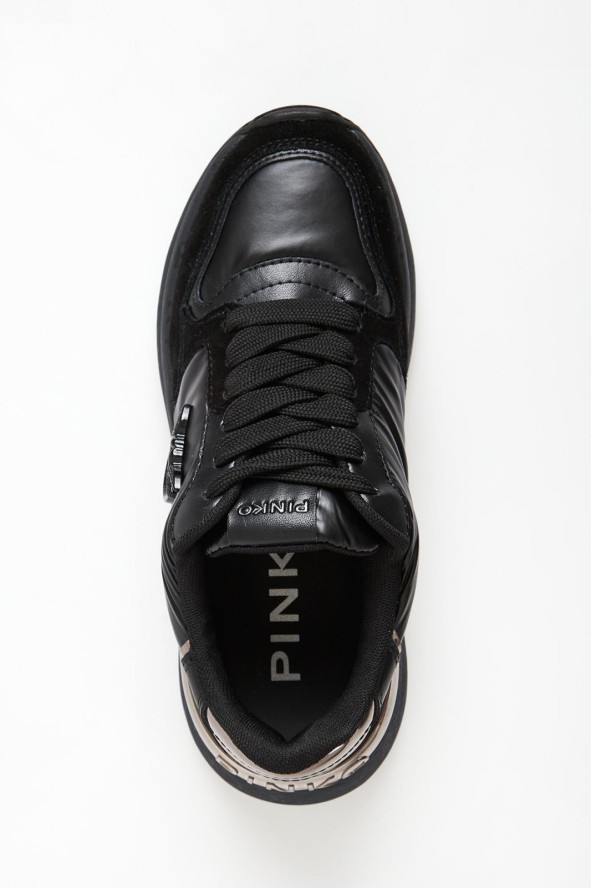 Sneakersy damskie skórzane Gem 07 PINKO