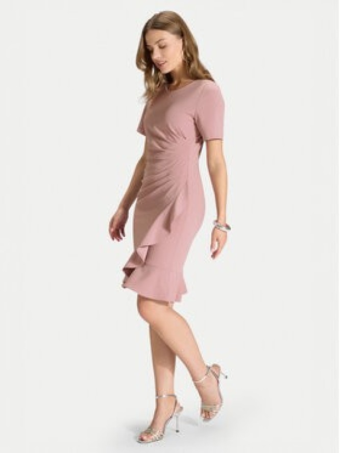 Swing Sukienka koktajlowa 5AH04800 Różowy Regular Fit