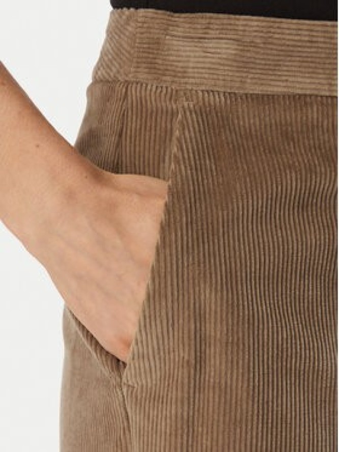 Marella Spodnie materiałowe Etre 2623136062 Brązowy jasny Wide Leg