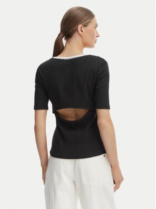 Calvin Klein Jeans T-Shirt LV047F247G Czarny Slim Fit