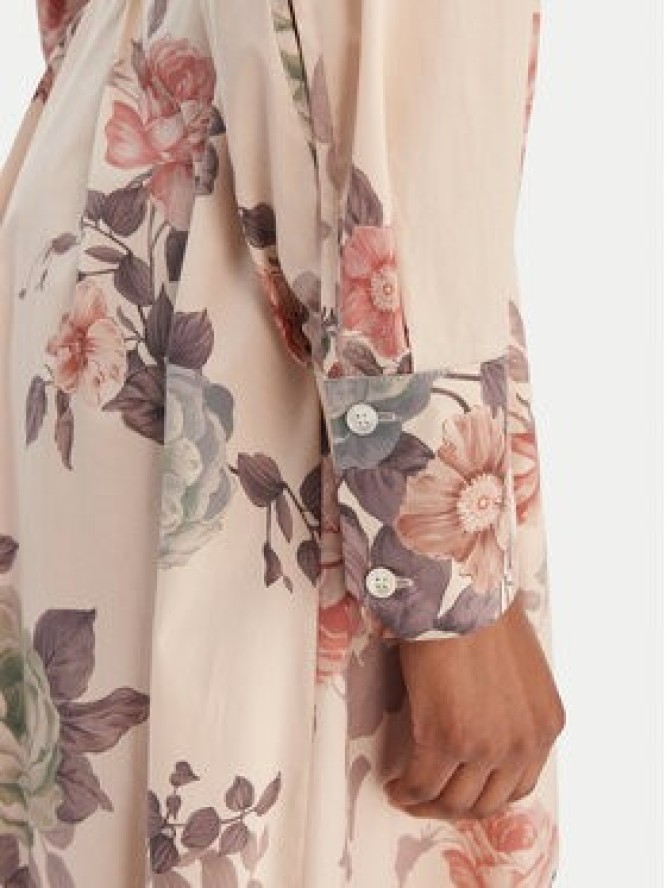 Marella Sukienka koszulowa Formica 2613221161 Beżowy Regular Fit