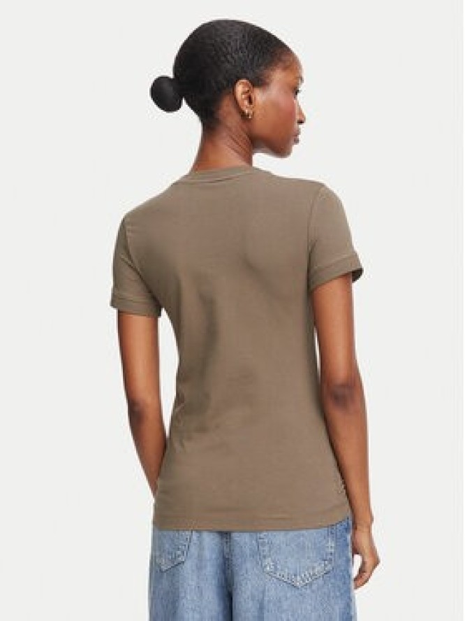 Guess T-Shirt W2YI44 J1314 Khaki Regular Fit