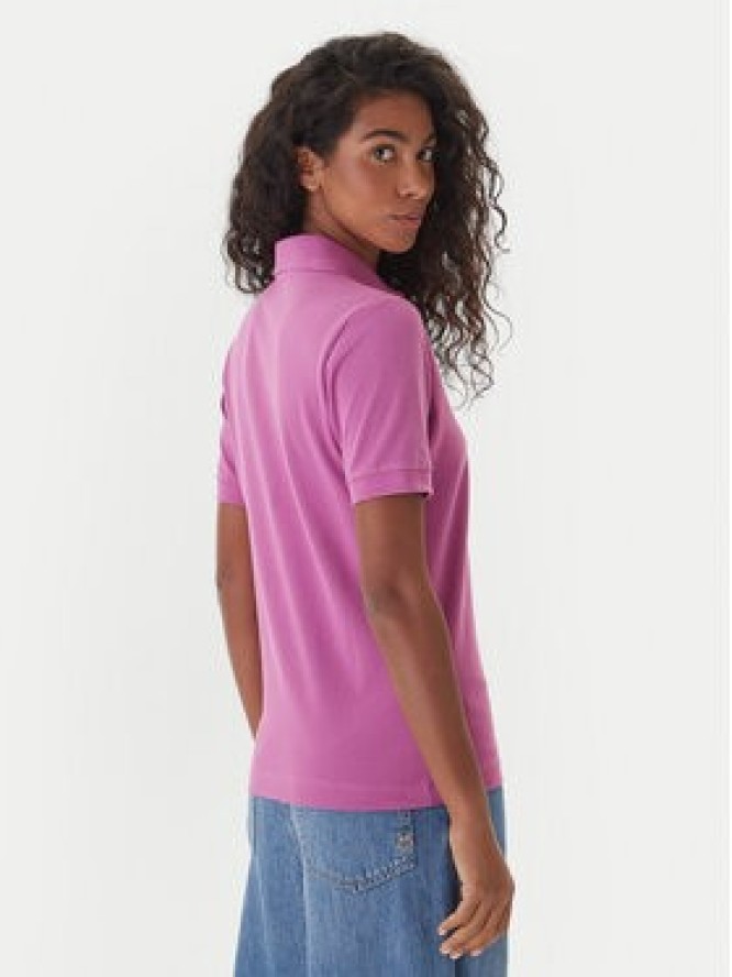 Kappa Polo Logo Sharas Wss 302B3C0 Fioletowy Regular Fit