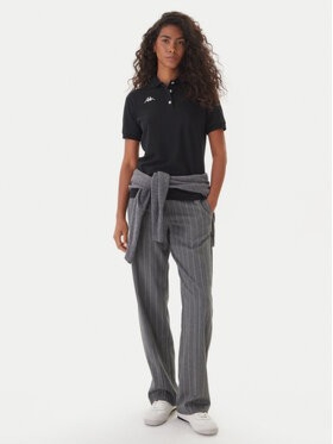 Kappa Polo Logo Sharas Wss 302B3C0 Czarny Regular Fit