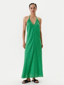 United Colors Of Benetton Sukienka letnia 4AGHDV0BF Zielony Regular Fit