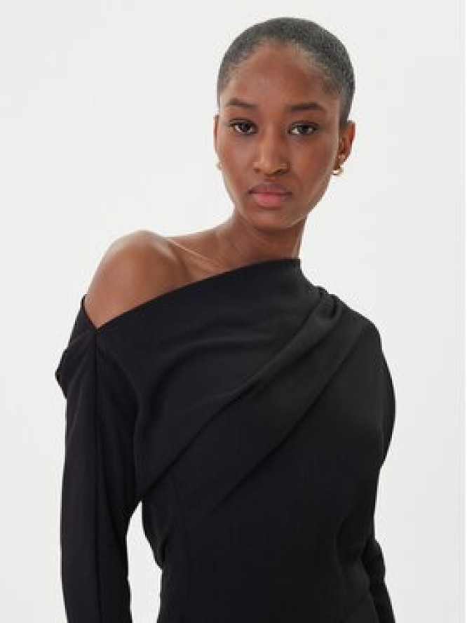 Eleh Sukienka wieczorowa EFW250188 Czarny Regular Fit