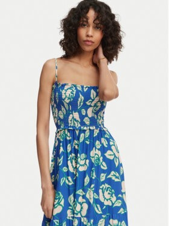 Maaji Sukienka letnia Flora Buttercup PT2985CLD002 Niebieski Regular Fit