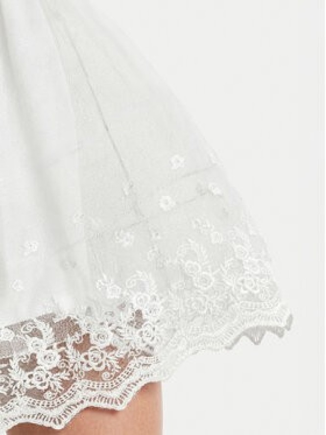 Bardot Sukienka koktajlowa Hilda Hoop 60223DB Biały Regular Fit