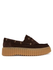 Clarks Półbuty Torhill Boat 26186647 Brązowy