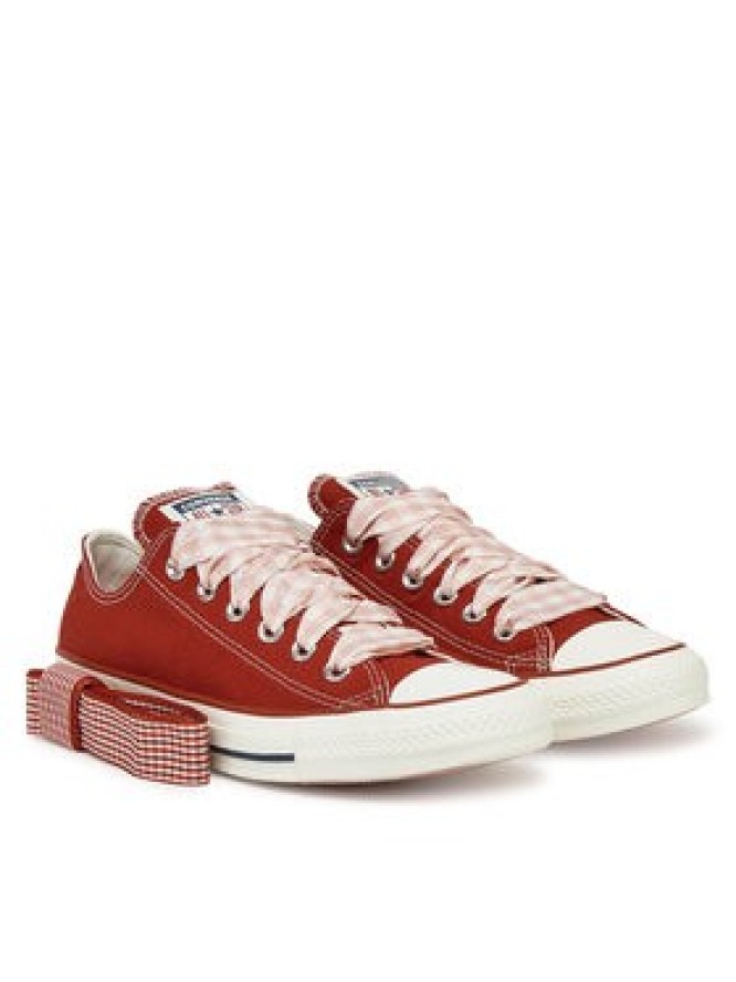 Converse Trampki Chuck Taylor All Star Gingham A13662C Czerwony