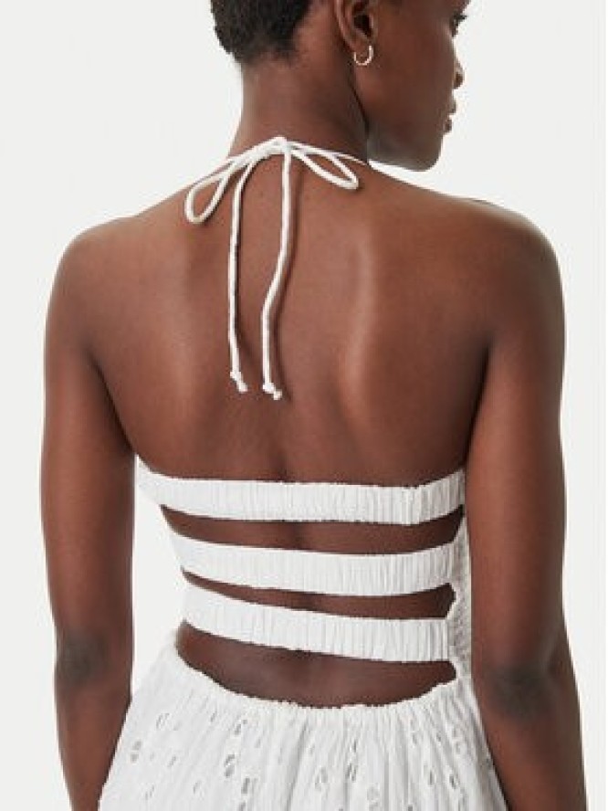 Iconique Sukienka letnia Sirya IC26-007 Biały Regular Fit