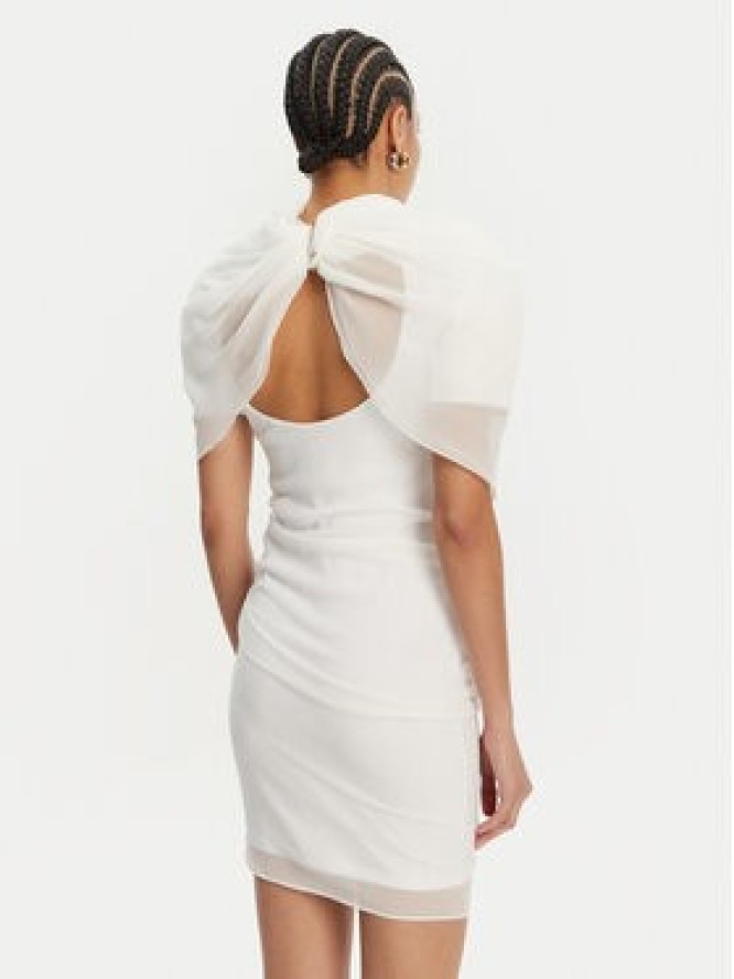 JACQUEMUS Sukienka koktajlowa 24H251DR130-1555 Biały Regular Fit
