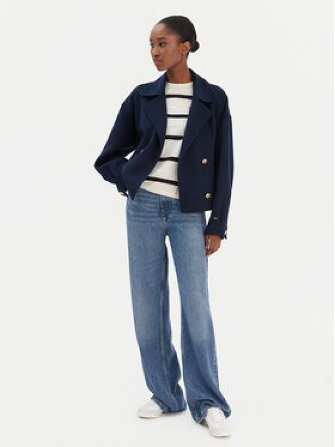 Tommy Hilfiger Kurtka przejściowa WW0WW47759 Granatowy Relaxed Fit