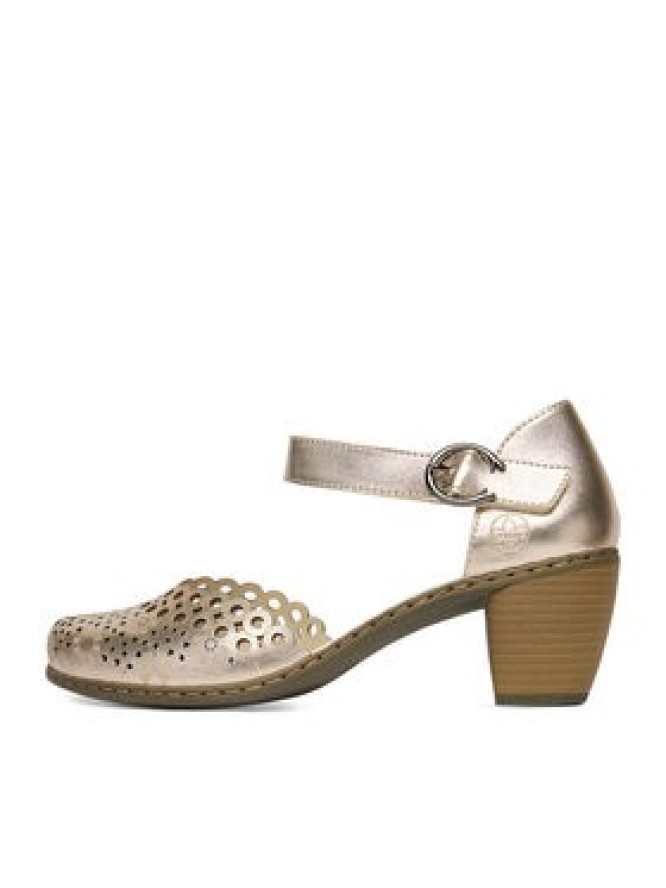 Rieker Półbuty CEO-40902-90 Złoty