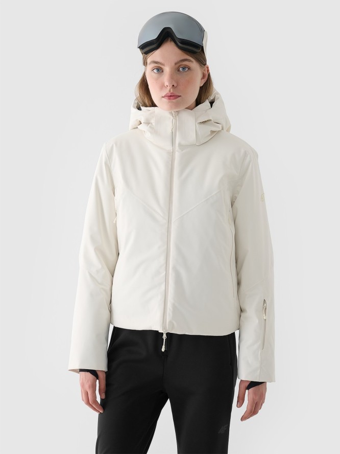 4F Kurtka narciarska membrana Dermizax 20000 damska - biała XXL