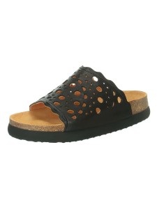 Think! Skórzane klapki w kolorze czarnym rozmiar: 40