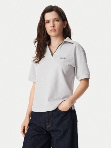 adidas Polo Seasonal Essentials Colorpop Polo With Embroidered Graphic KV6855 Szary Regular Fit