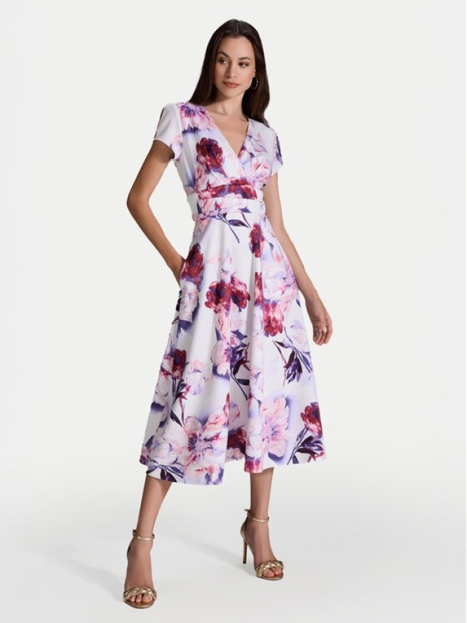 Swing Sukienka koktajlowa 5AI12700 Kolorowy Regular Fit