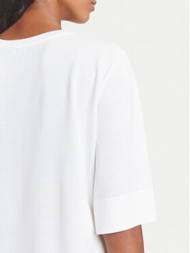 Emporio Armani Sukienka codzienna EW000618 AF12187 U1131 Biały Loose Fit