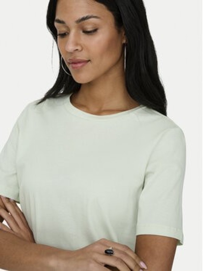 ONLY T-Shirt 15270390 Zielony Regular Fit