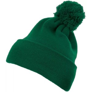 Czapka Pompon Dzianinowa Z Mankietami Classics