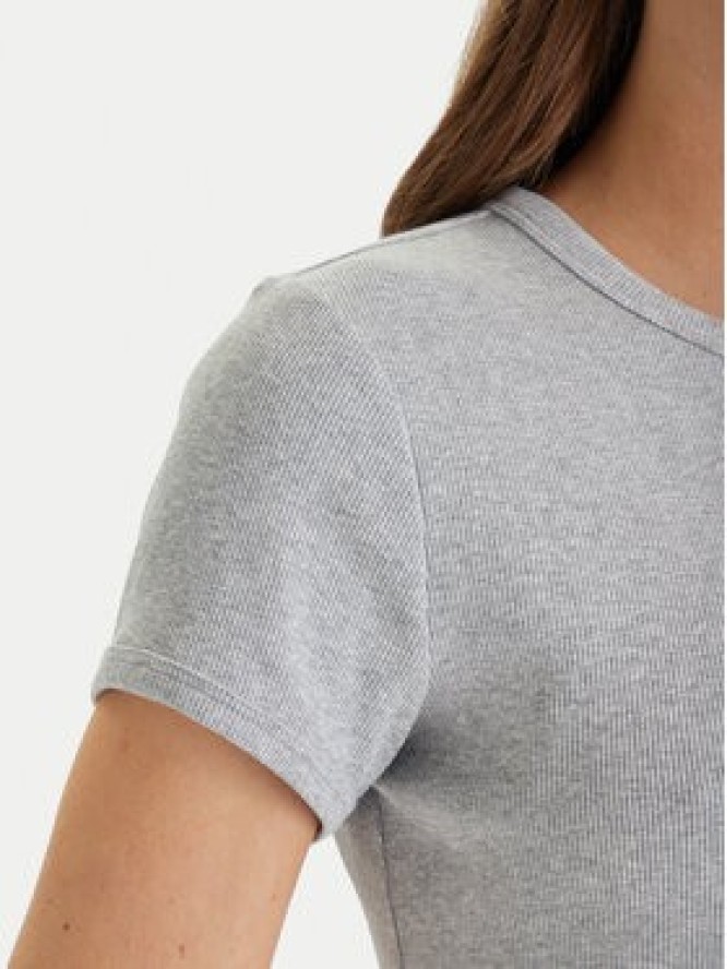 Calvin Klein Jeans Sukienka codzienna Monologo Baby LV047F241G Szary Slim Fit