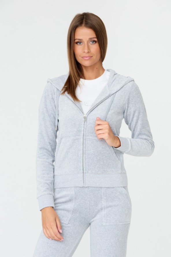 JUICY COUTURE Szara damska bluza Robertson, Rozmiar XL