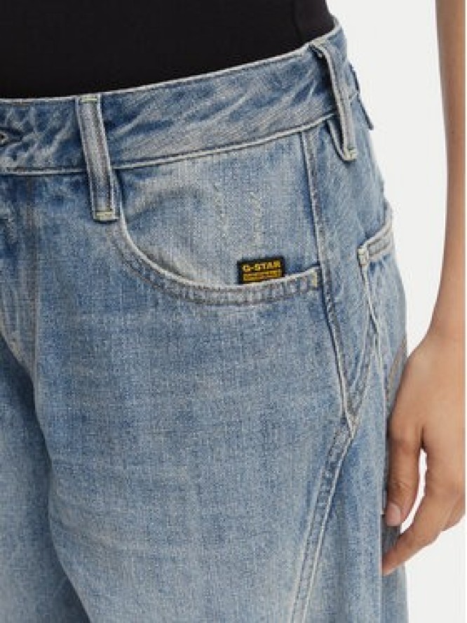 G-Star Raw Jeansy Helyx 3D Cinch D28488-D776 Niebieski Wide Leg