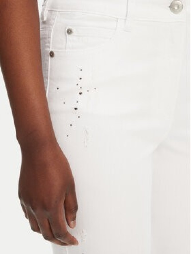 Olsen Jeansy 14002416 Biały Slim Fit