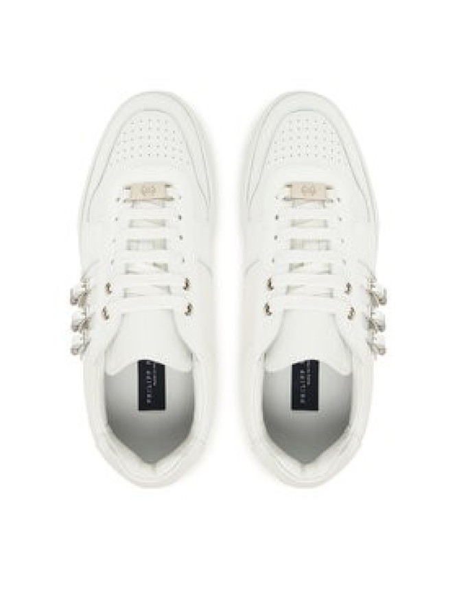 PHILIPP PLEIN Sneakersy FAES WSC2780 PLE075N Biały