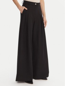 Maryley Spodnie materiałowe 25IB579/43NE Czarny Regular Fit