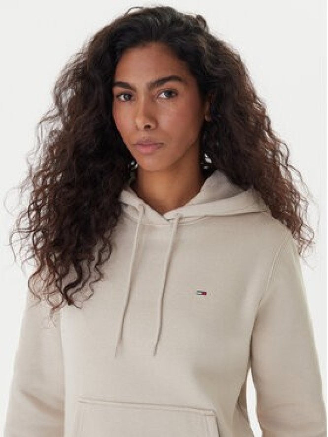 Tommy Jeans Bluza Flag DW0DW19958 Beżowy Regular Fit