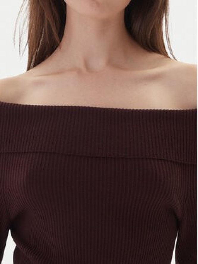 Kontatto Sweter 3M0813C Brązowy Regular Fit