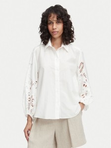 ACCESS FASHION Koszula 63-7039-678 Biały Relaxed Fit