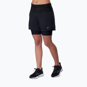 Spodenki do biegania damskie Mizuno Trail Multipocket 2in1