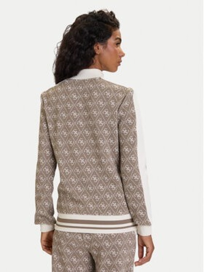 Guess Bluza V5BQ16 K1990 Brązowy Regular Fit