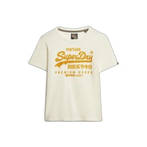 T-shirt z fantazyjnym logo dla kobiet Superdry Vintage
