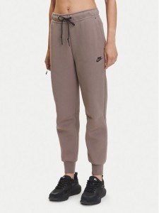 Nike Spodnie dresowe Tech Fleece HV6779 Brązowy Regular Fit
