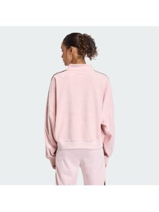 adidas Bluza Terry Towel KD1400 Różowy Oversize