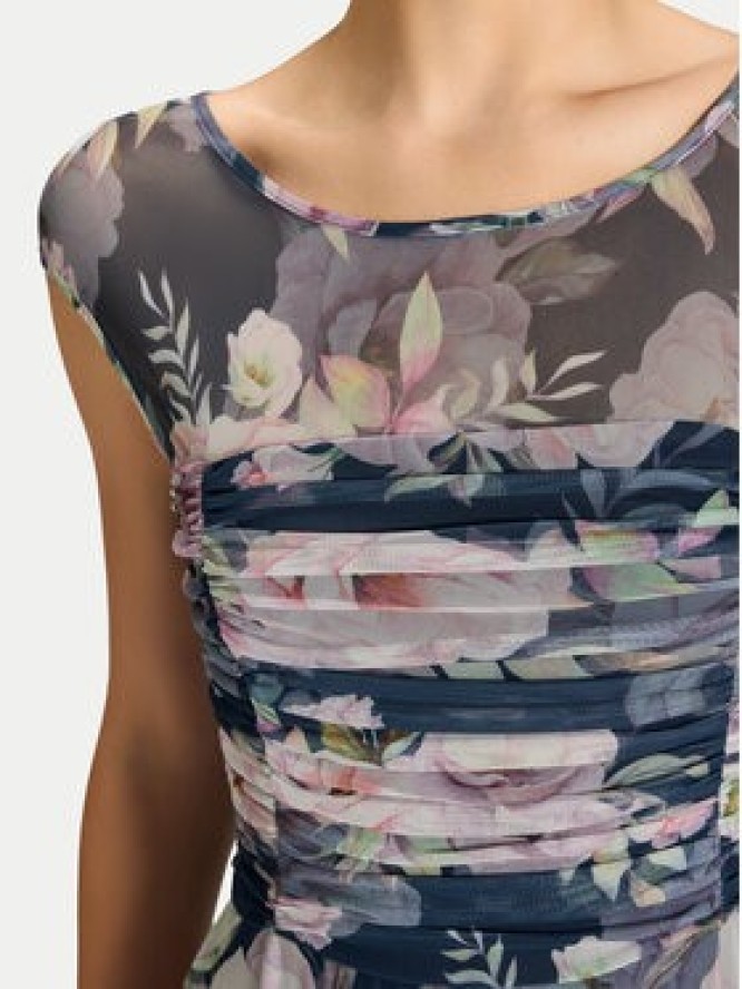 Swing Sukienka koktajlowa 5AK11400 Granatowy Regular Fit