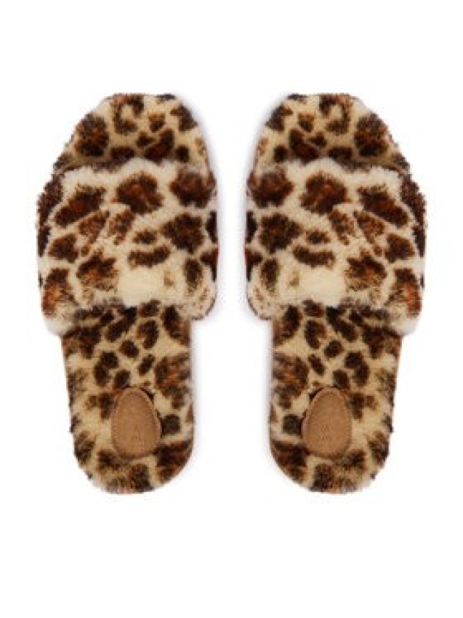 EMU Australia Kapcie Mckay Leopard W13203 Brązowy