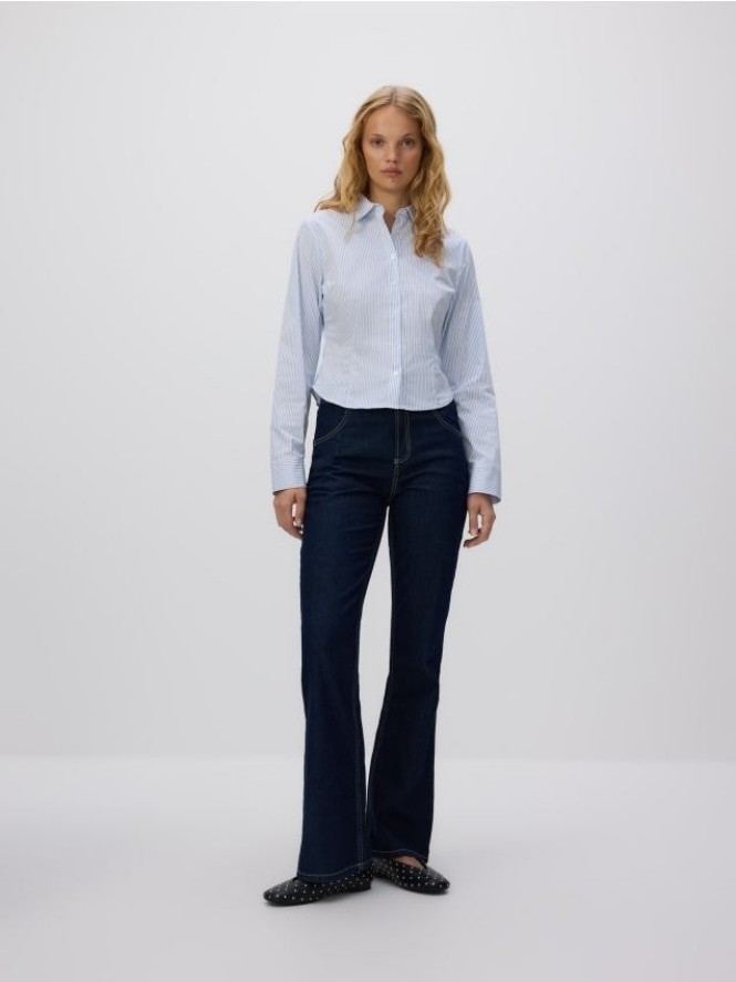 Krótka koszula z bawełną - wielobarwny