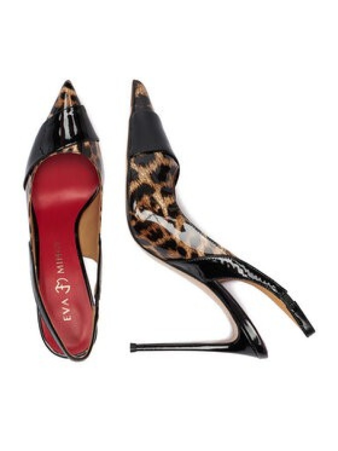 Eva Minge Szpilki EO-MONA-1643-2 Brązowy