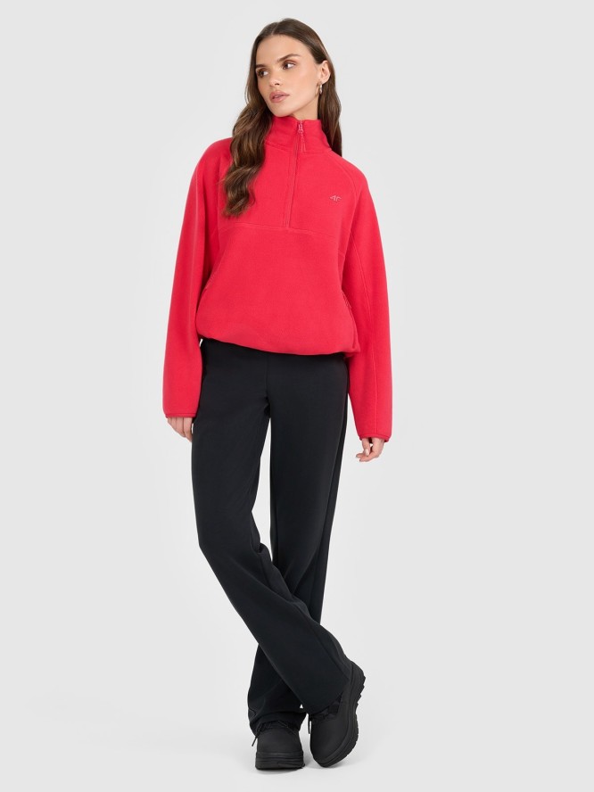 4F Polar regular bez kaptura damski - czerwony S