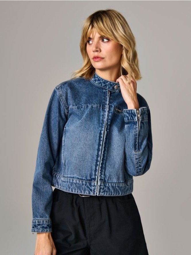 Katana jeansowa - niebieski