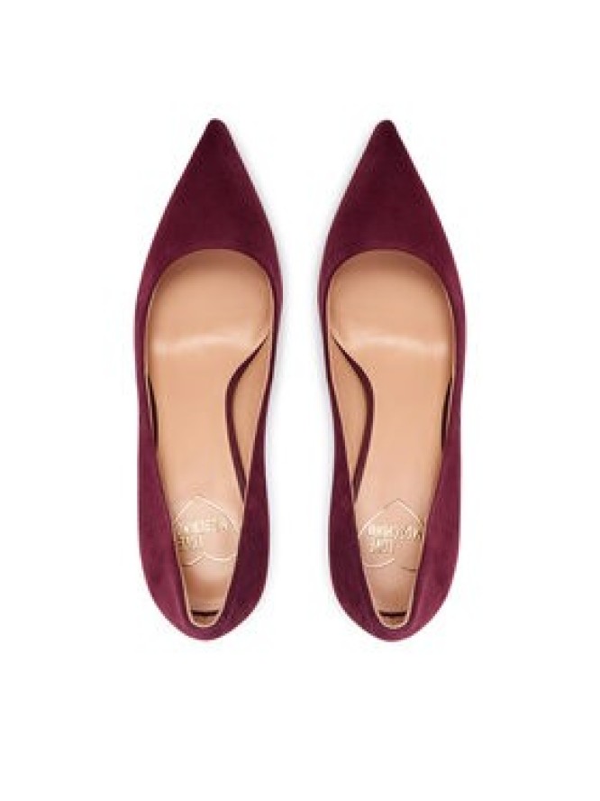 LOVE MOSCHINO Szpilki JA10459G0NJA0556 Bordowy