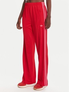 adidas Spodnie dresowe adicolor Classic Firebird JW1225 Czerwony Loose Fit