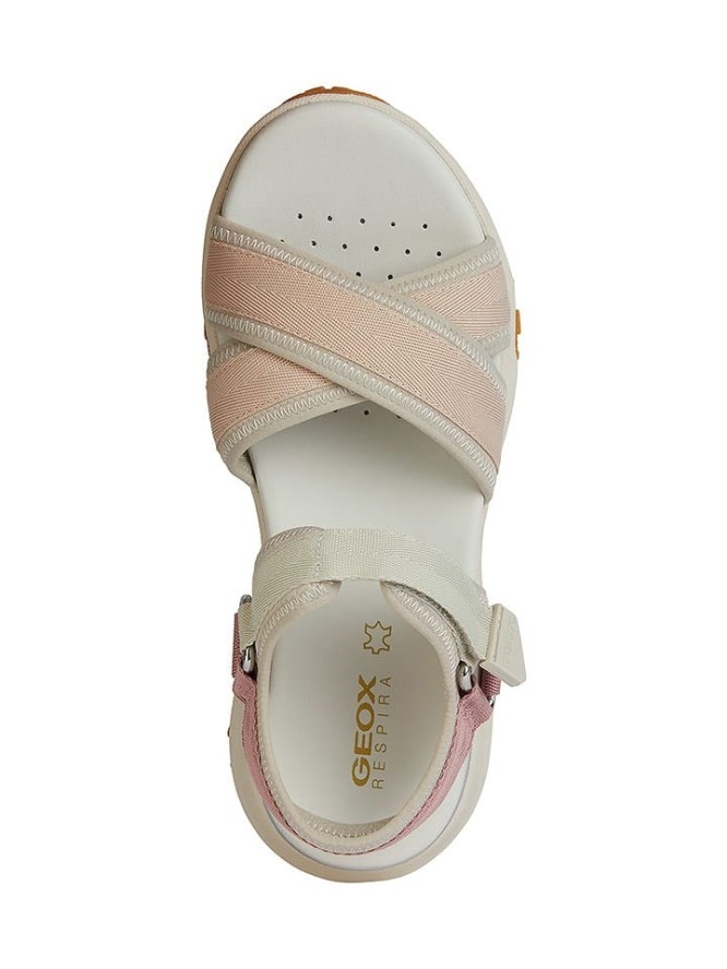 Geox Sandały "Sorapis + Grip" w kolorze jasnoróżowo-kremowym rozmiar: 40