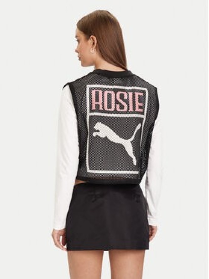 Puma Top PUMA X ROSÉ 633804 01 Czarny Relaxed Fit