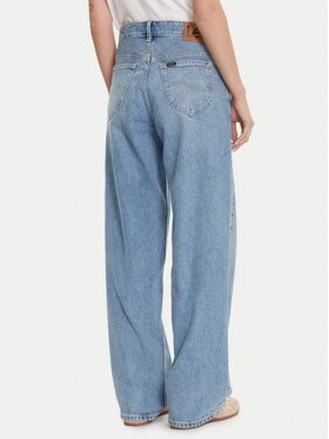 Lee Jeansy Rider 112365089 Niebieski Wide Leg